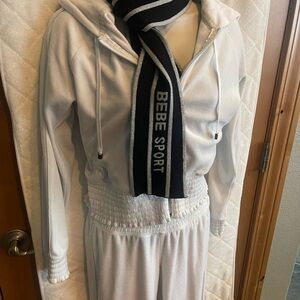 Cozy Bebe Sport Lounge Set, Black/Silver Scarf S/M